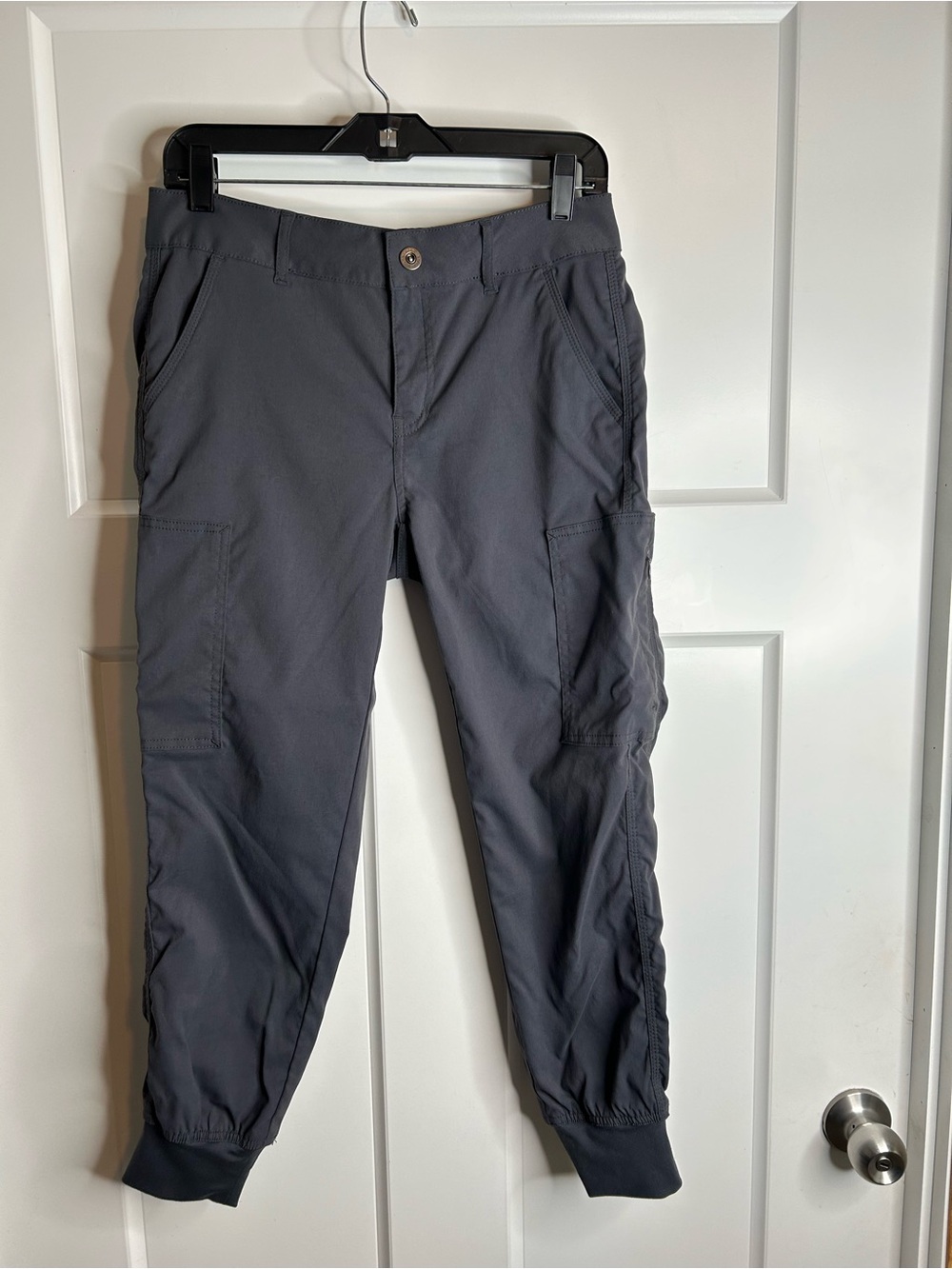 Prana Women’s Size 6 Jogger Style Pants Gray Hiking Outdoors 5105